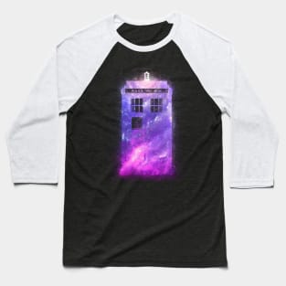 Tardis Galaxy Baseball T-Shirt